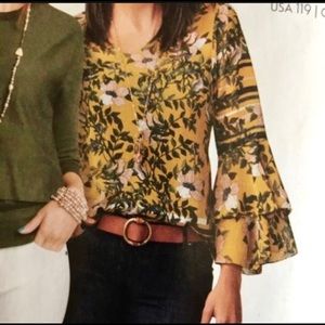 CAbi Scene Blouse #5518